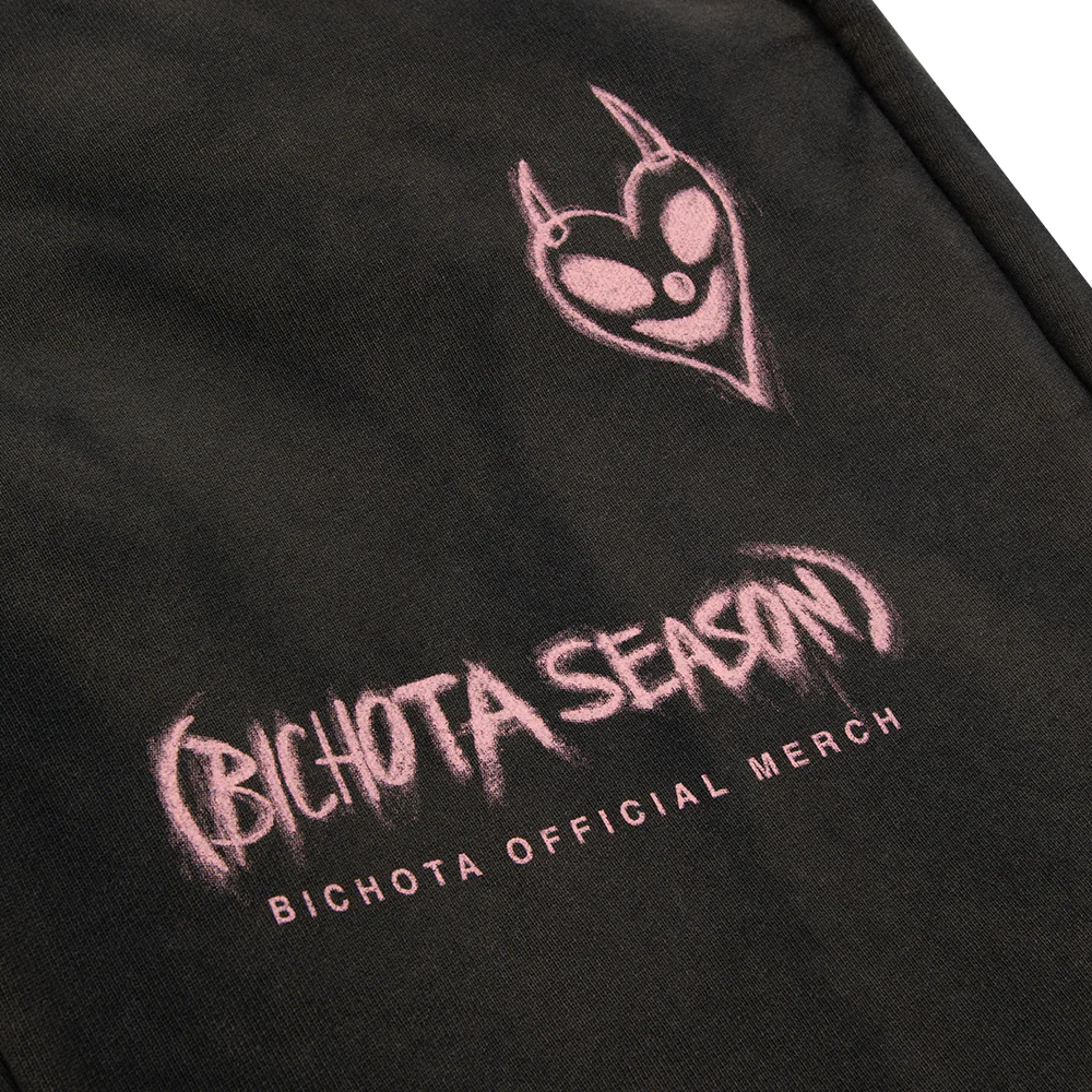 Bichota Season Icons Washed Black Sweatpants - Image 3