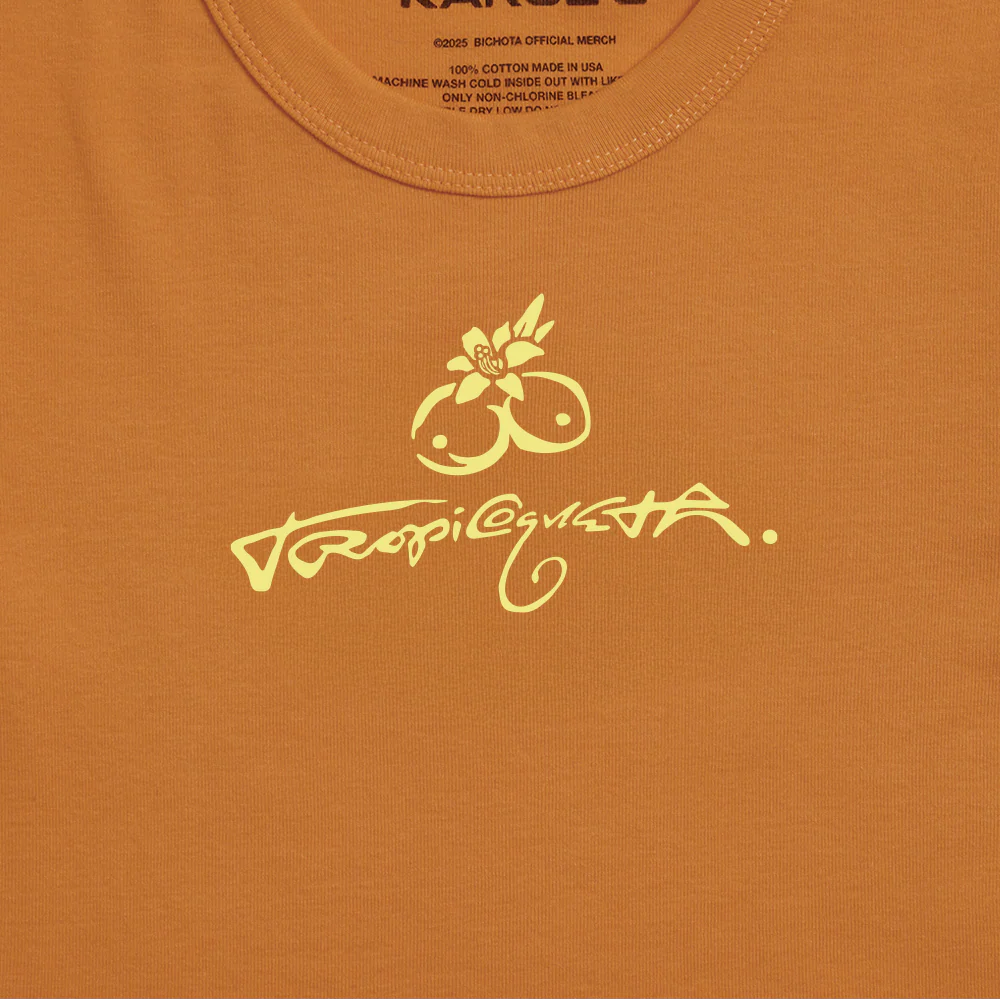 Tropicoqueta Orange Baby Tee - Image 4