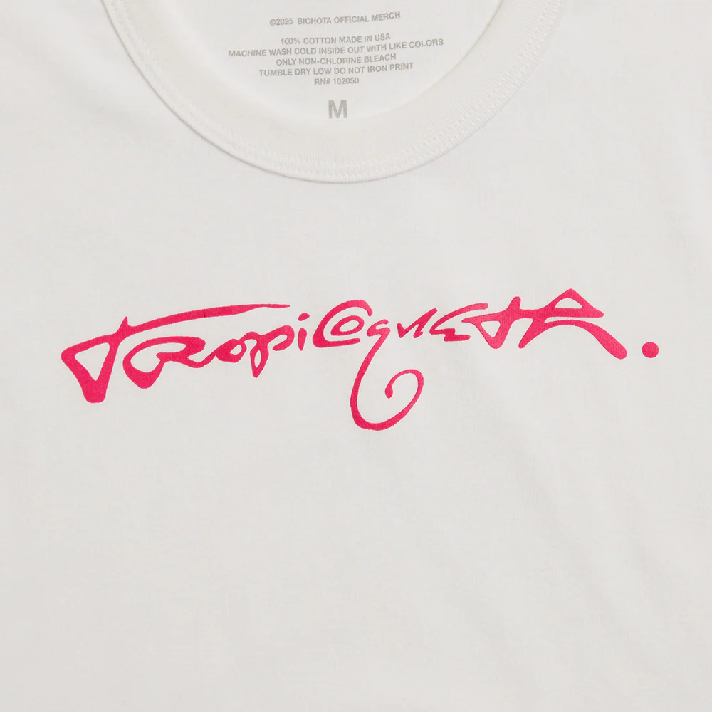 Tropicoqueta White Baby Tee - Image 4